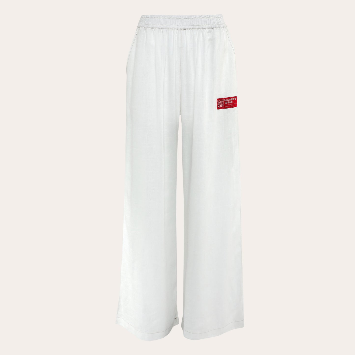 Linen Pants - Shell White